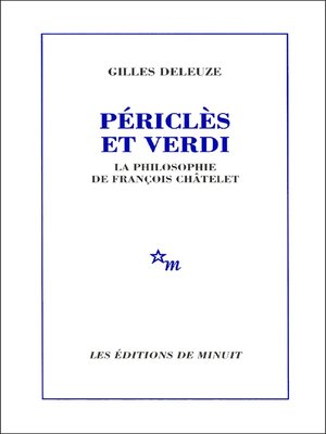 cover image of Périclès et Verdi
